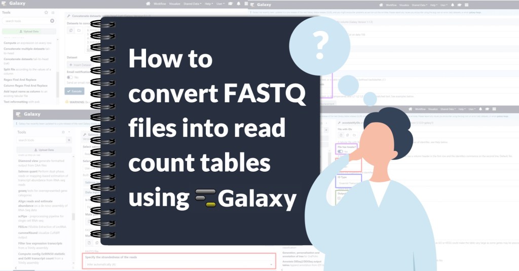 How to convert FastQ files into read count tables